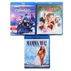 Onward Nutcracker Untold Story Mamma Mia Blu-ray DVD Digital Code Movie Lot New